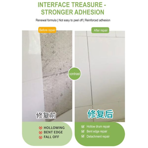 Waterproof Ceramic Tile Paint with Strong Adhesion and Environmentally Friendly Acrylic Coating for Bathroom and Pool Renovation