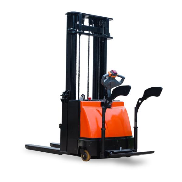 5000mm Triple Mast 2000kg Walk Behind Powered Pallet Stacker