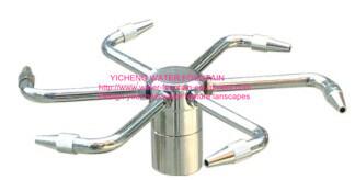 Buy Stainless Steel Water Fountain Nozzles , Rotating Fountain Nozzle Heads With 6 Arms at wholesale prices