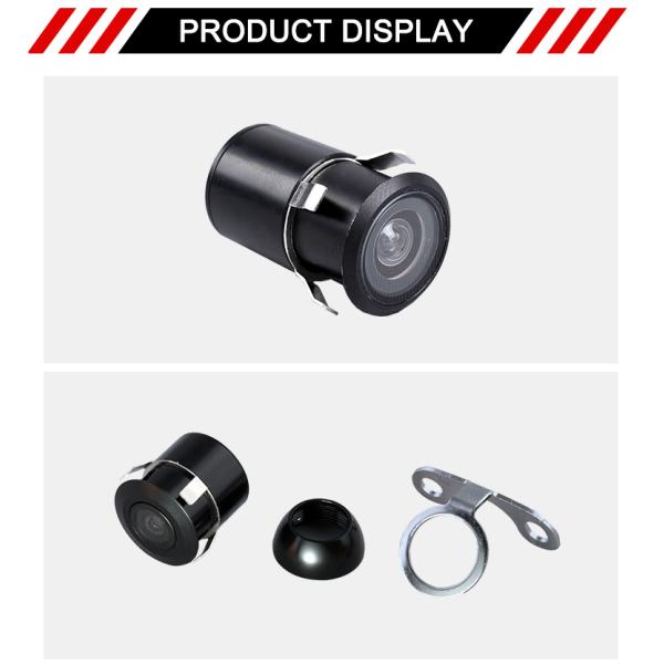 Safety Wide Angle Car Rear View Parking System , Universal Night Vision Insert Cmos Camera