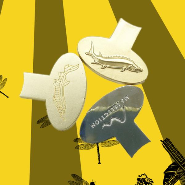 Gold Silver Metal Caviar Tin Opener
