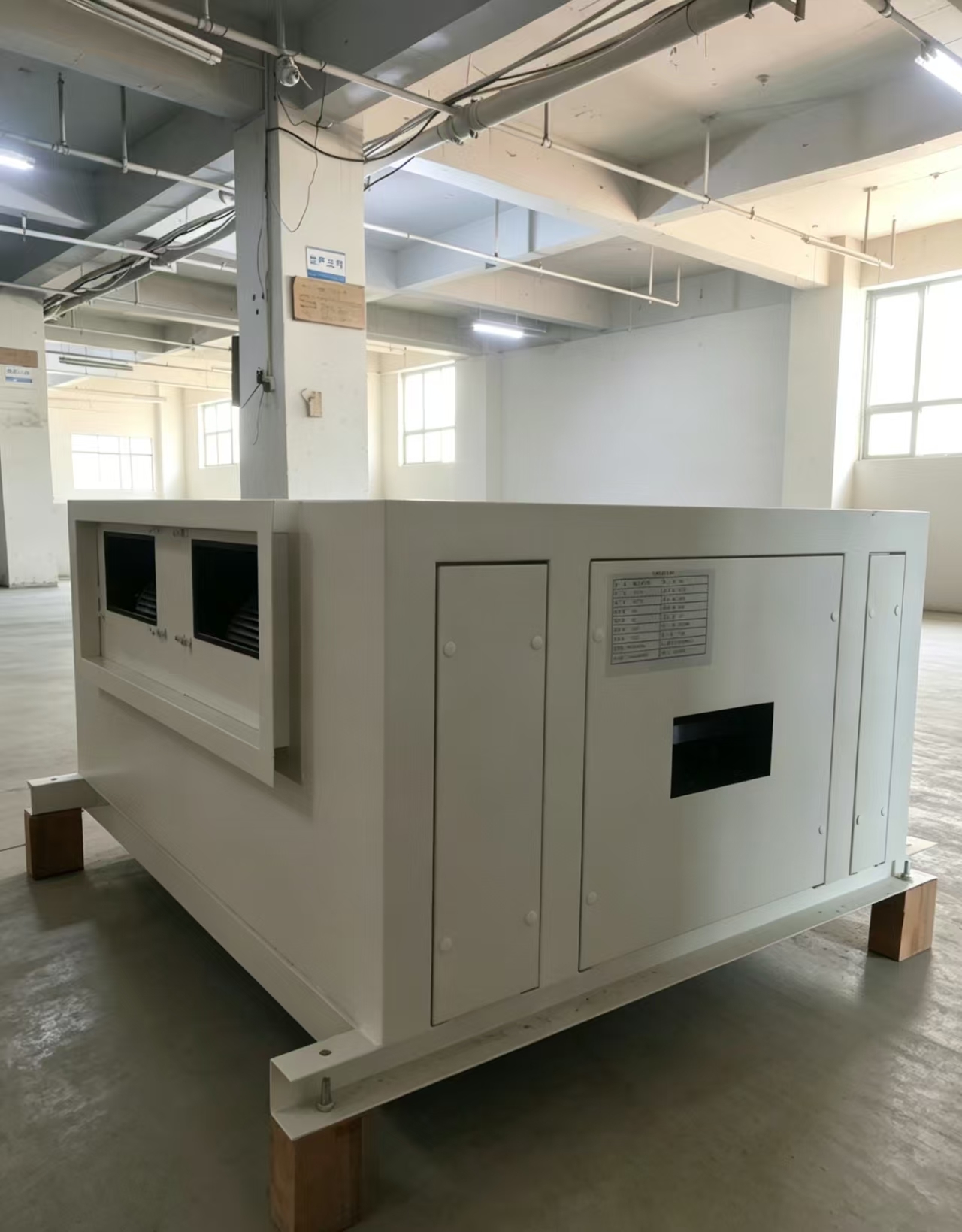 37kW Slim Ceiling Precision Air Conditioning Unit Hidden Installation For Laboratory Equipment Room
