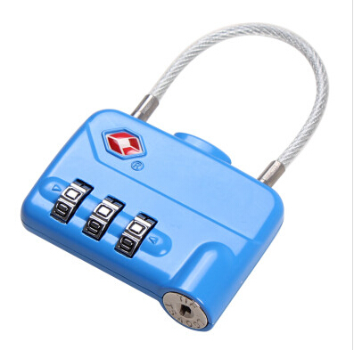 3-digit cable TSA zinc alloy keyword lock