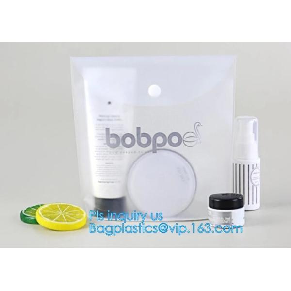 PVC Makeup bag Organiser Black Frosted translucence plastic pvc bag transparent bag, korean cosmetic bag makeup, handle