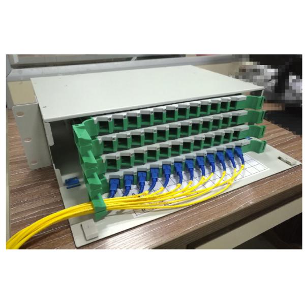 FTTB 19" ODF 12core Fiber Optic Patch Panel 144fibers