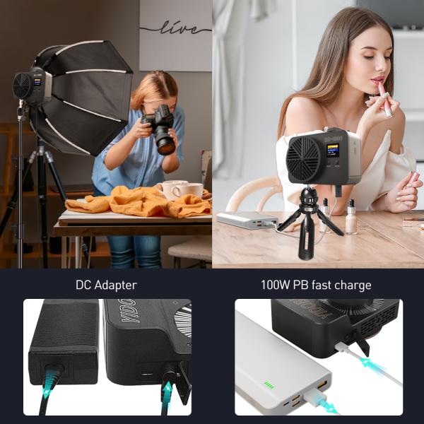 Mini pocket-sized cob fill light with many types, suitable for outdoor photography fill light