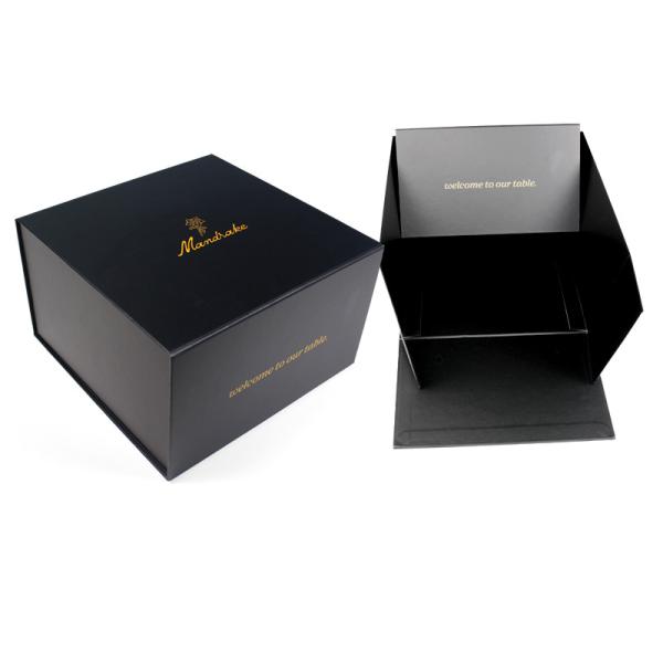 Black Gift Packaging Box Custom Cosmetic Box Packaging Personalized Packaging Boxes Maker