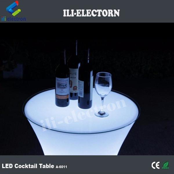 RGB Outdoor Plastic Illuminated Led Interactive Table Touch control