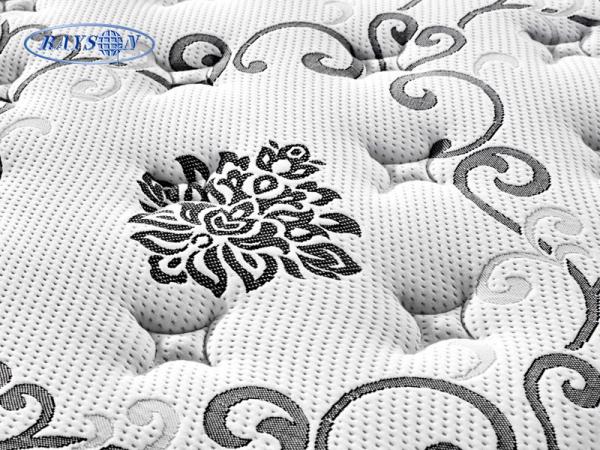 White Color Medium Firm Pocket Spring Pillow Top Mattress for Hotel