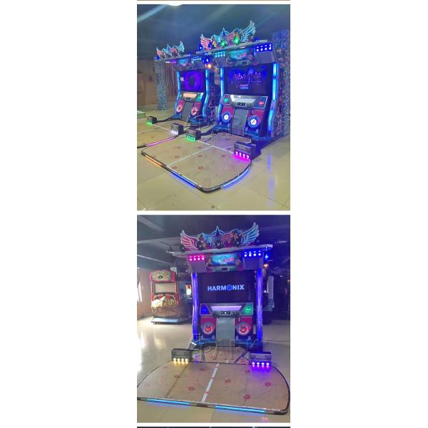 55 Inch Amusement Game Machine , LED Push Coin Game Dance Dance Revolution Arcade Machine