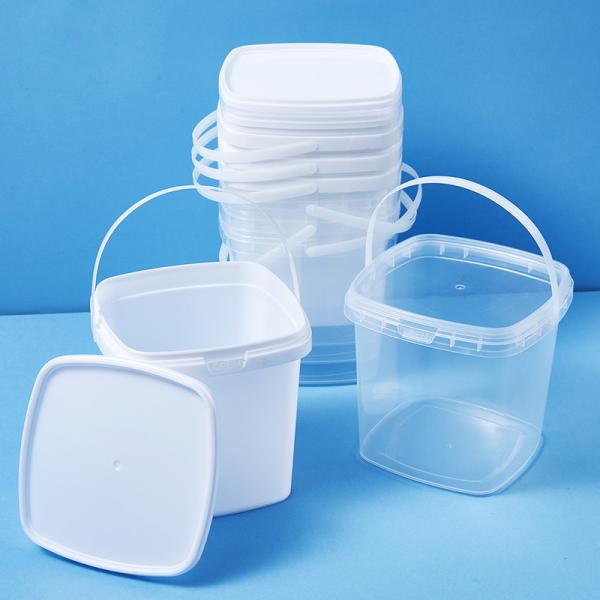 200ml 350ml 500ml 750ml Plastic Round Packaging Container Bucket Customized for Your