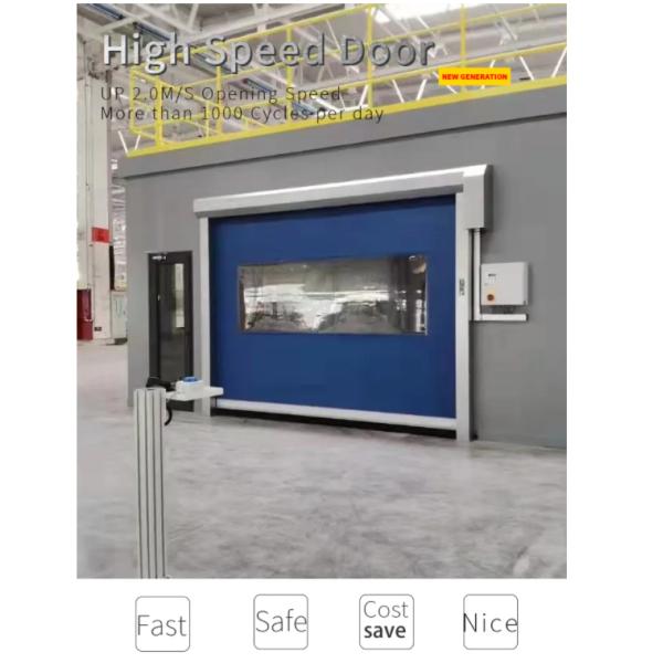 Modern Security Roller Doors With Weather Resistance Easy Installation And Safety Features Colorful And Windproof PVC