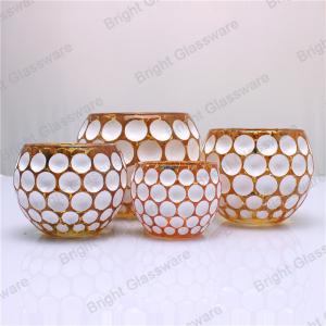 Quality Customized New Design Glass Mosaic Candle Holder for sale