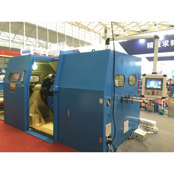 Double Core Wire Twist Machine , Copper Wire Buncher Machine