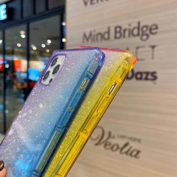 Gradient Color Shockproof Phone Cases L Square Shape Anti Fall For Iphone 11
