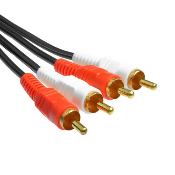 Red And White 1.5M Audio Cable 2RCA Double Head