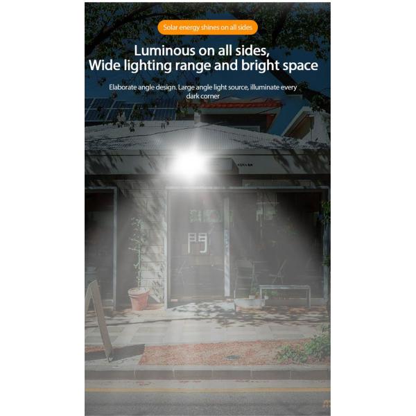 800lm Solar Motion Sensor Wall Light