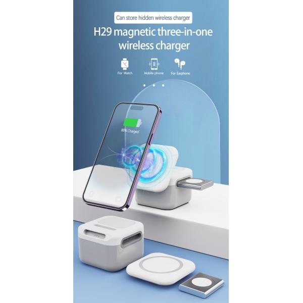 Name Multifunction Wireless Charger - Blue LED Light ≤6mm Transmission Distance