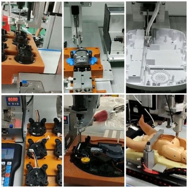Suction Type Dual Table Single Head Robotic Screwdriver Machine