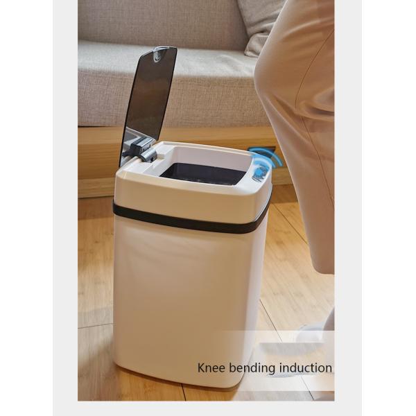 Household Kick Automatic Toilet Intelligent Sensing Trash Can Motion Sensor Kitchen Plastic Electric Smart Garbage Bin