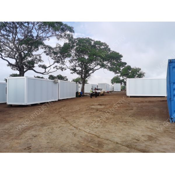 20ft Modular Accommodation Building Foldable Mobile Homes For Mining Site Camp