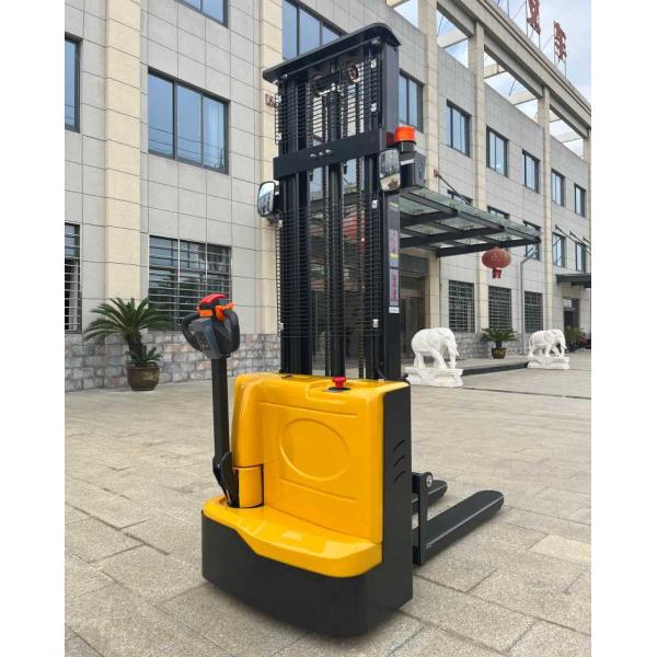 Electric Walkie Stacker 1500kg Load Capacity 1070mm Fork Length