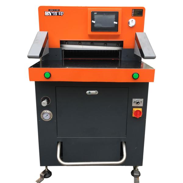 Hydraulic Safety Electric Paper Cutting Machine Programmable CE Standard
