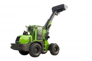 Quality 2.5 Ton Telescopic Small Bucket Loader 60KW Four Wheel Drive for sale