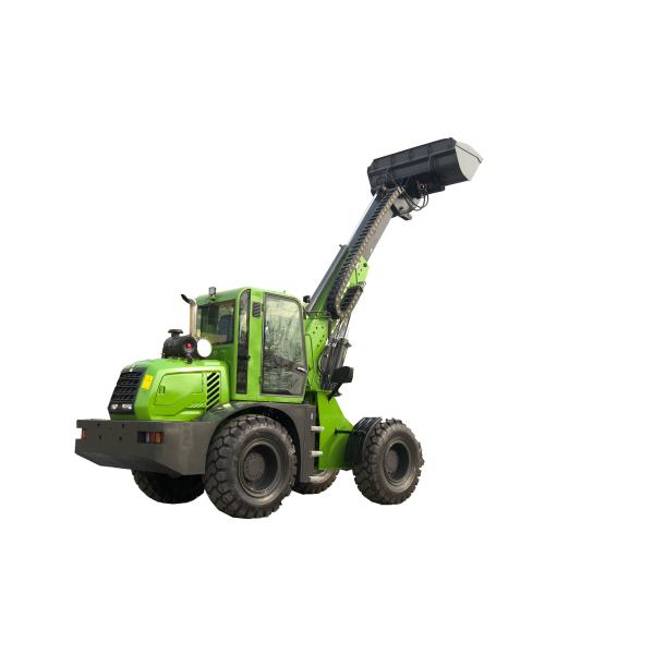 2.5 Ton Telescopic Small Bucket Loader 60KW Four Wheel Drive