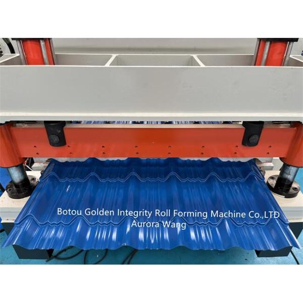 Building Material Metal Glazed Tile Machine 5-6m/Min High Speed