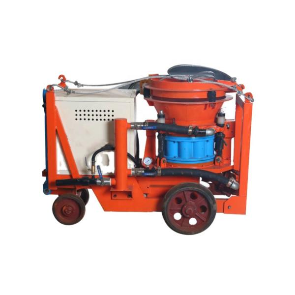 Orange 5m3/H Small Shotcrete Pump Guniting Machine With Compressor