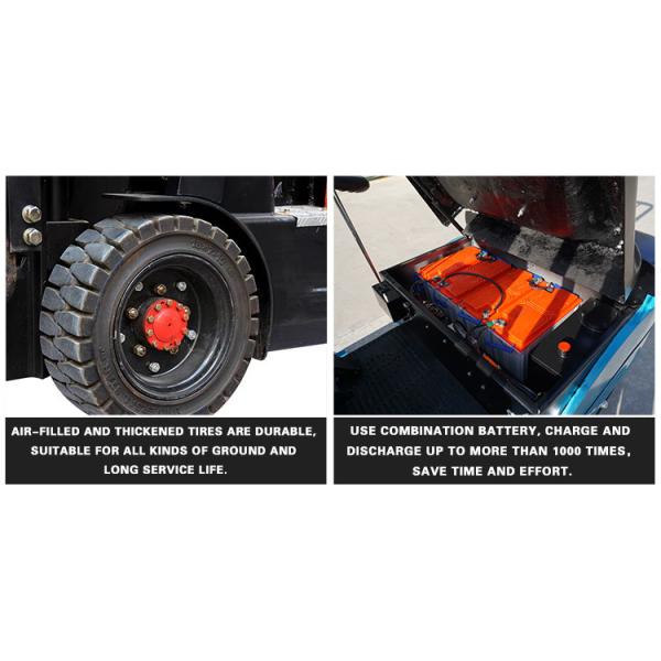 1.5t 4.5m Lithium Ion Battery Forklift