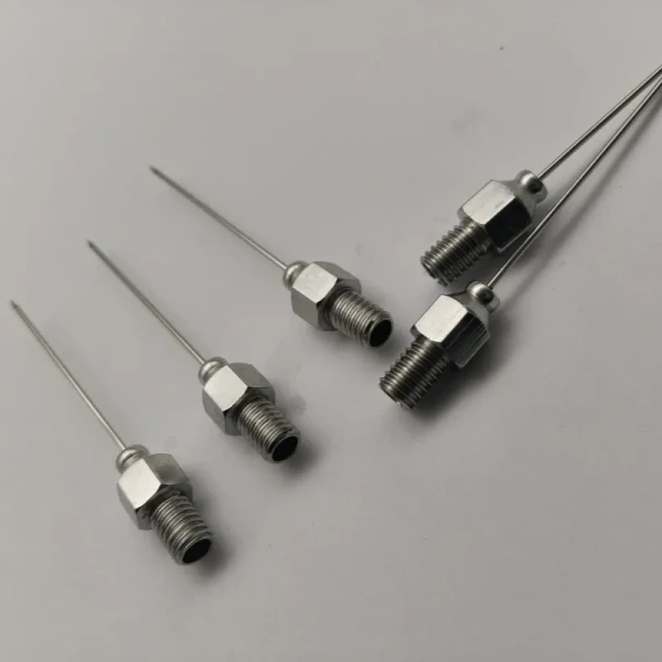 Stainless Steel Capillary Tube Threaded Side Hole Needle