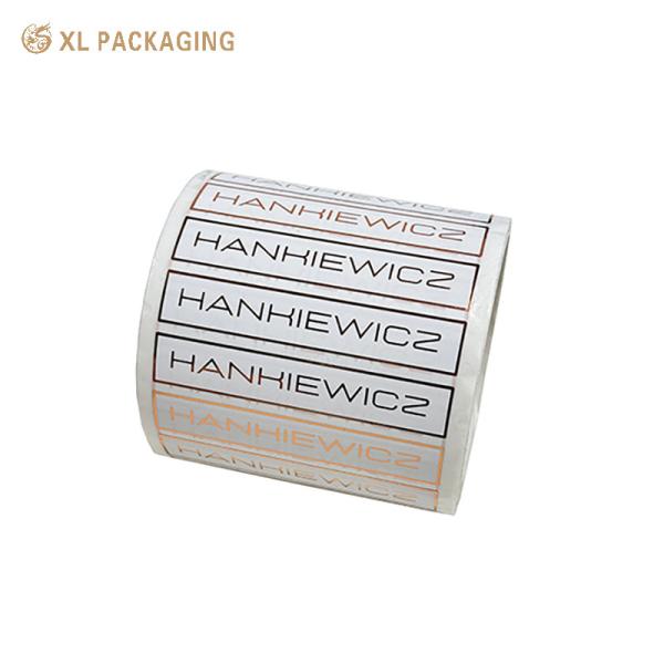 XL Packaging Custom Paper Sticker Label Custom Printed Packaging Paper Sticker Label Roll Adhesive Art Paper Label Sticker