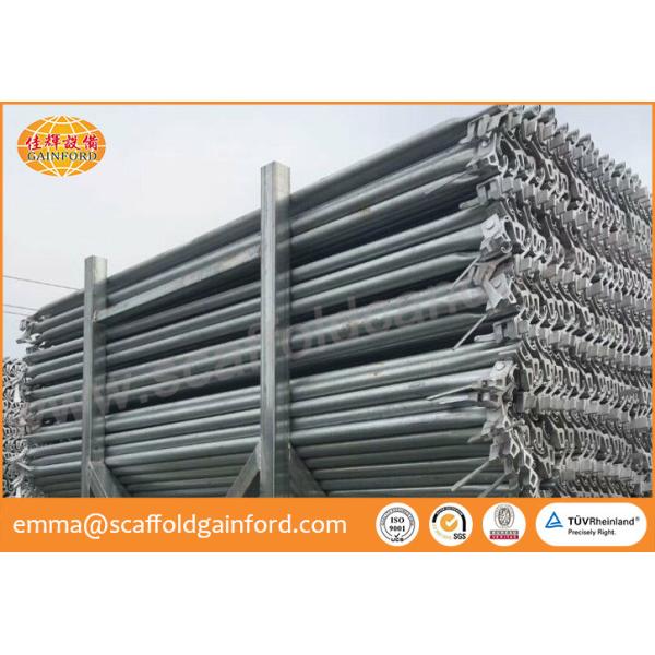 Scaffolding ring lock vertical diagonal to reinforce the loading capacity for ring lock scaffolding system