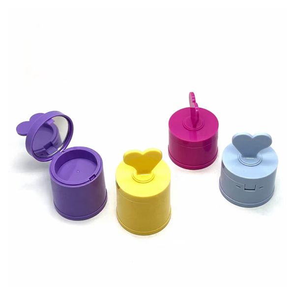 Customized Color 4g 10g Multi Function Flip Top Makeup Sponge Case for Powder Puff and Beauty Blender