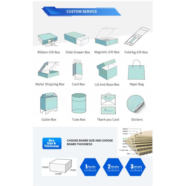 Customized Request Environmentally Friendly Packaging Boxes for Birthdays and Holidays