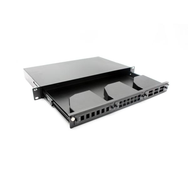 YINGDA 72 Cores MPO Sliding Drawer Type Fiber Optic Patch Panel For Data Center Cabling 100G 400G