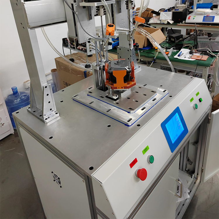 Auto Screw Pneumatic Feeder Floor Type Multi Axis Automatic Screw Locking Machine with Double Screw Head and Rotary Table