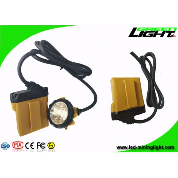 Four Lighting Modes Led Mining Cap Lights 25000lux Anti Explosion PC Material