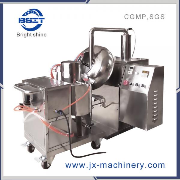 Buy China Tablet/Pill Sugar Coating Pan Machine BYCA-800 with liquid supply vehicle at wholesale prices