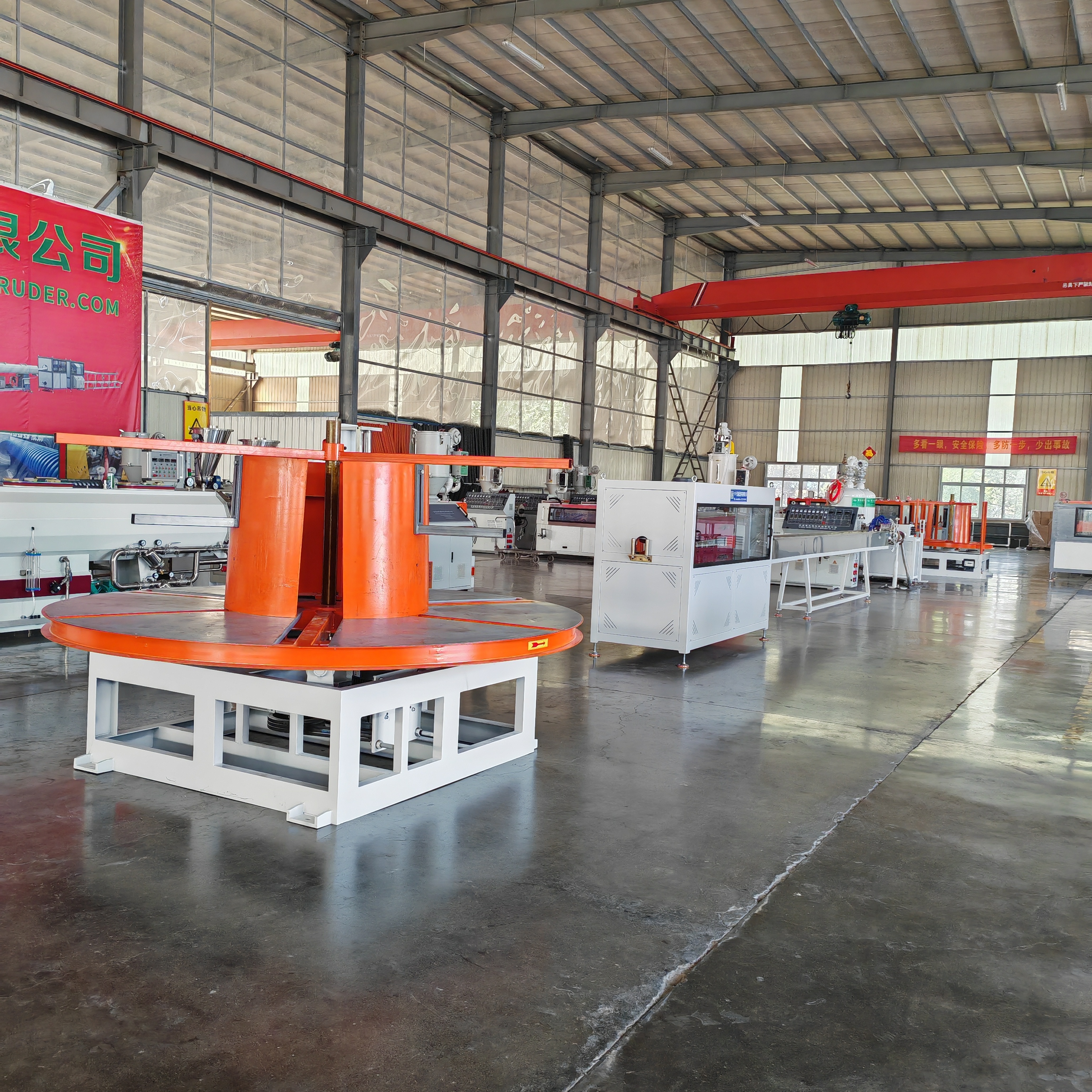 High Efficiency Unbonded PC Wire Strand Coating Equipment HDPE Sheathing Extrusion Making Machine