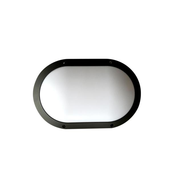 IP65 Oval LED Bulkhead Light Wall Mounted Cool White 240V For Outdoor Lighting Project