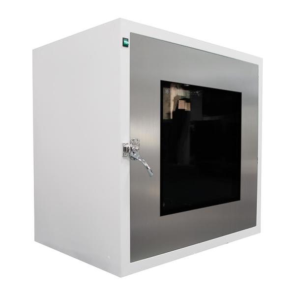 Mechanical Interlock Cleanroom Pass Box 220V With Embedded Door