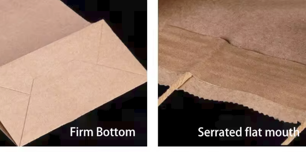 Recyclable regular brown kraft paper bag with twisted handle, customizable size and logo