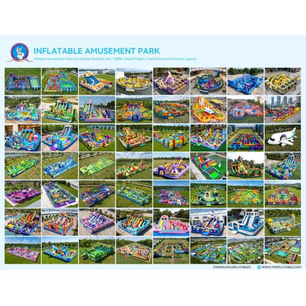 Custom Inflatable Ocean Theme Playground With Marine Slide Bounce And Interactive Activity Areas For Kids Entertainment Projects