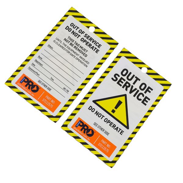 Plastic Tag Double Sided Printing PVC Waterproof Durable Tag For Industrial