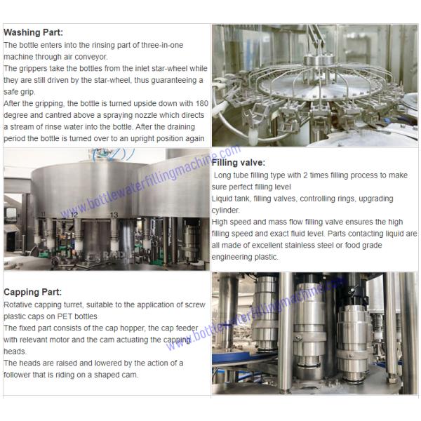 500ml 30000BPH Automatic Drinking Water Filling Machine With Labeling Machine