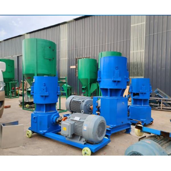 Animals Feed Pellet Production Line Poultry Breeding Feed Pelletizing Machine Make Pellet For Animal Feed