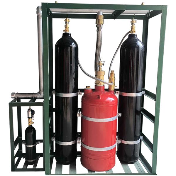 90L 13.5Mpa FM200 Fire Suppression System Environmentally Friendly DC24V/1A